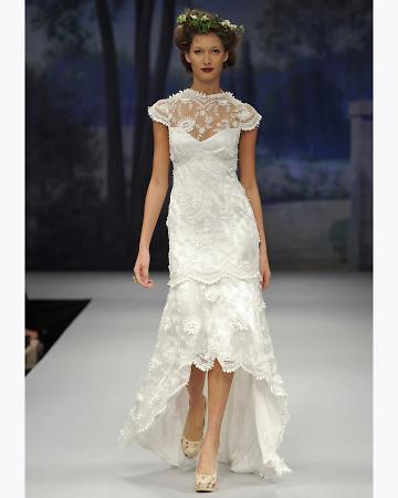  and classy after the ceremony is finished Claire Pettibone bridal dress