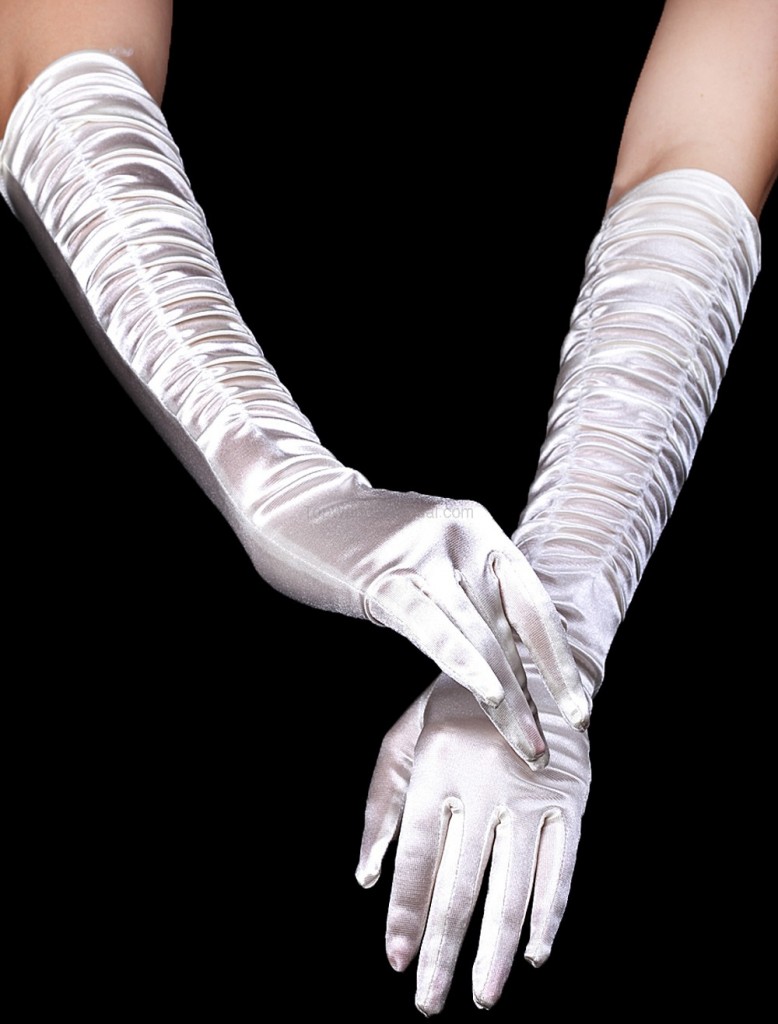 Silk gloves would be too kinky. ↑. BVG. 