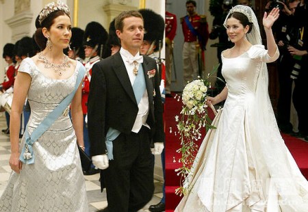 denmark princess mary wedding dress
