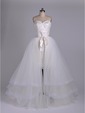 Two-Piece A-line Strapless Sweetheart Netting Organza Wedding Dress (TK2210)