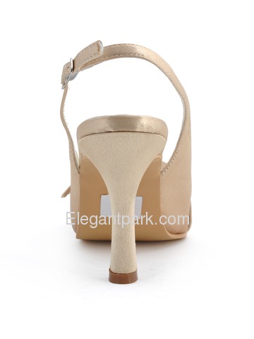 Elegantpark Modern Stiletto Heel Satin Bridal Wedding Party Shoes (EL-045)