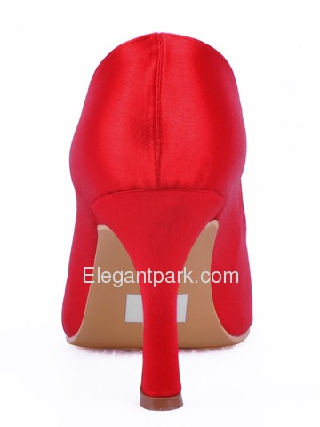 Elegantpark Peep Toe Flower Stiletto Heel Bridal & Evening Shoes (EP11015)