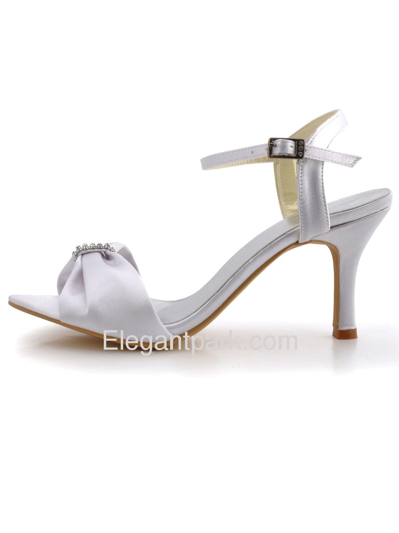 open toe tie leg spool heeled sandals