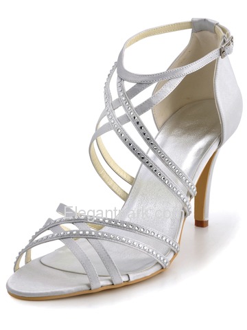 Elegantpark Stiletto Heel Pumps Satin Stiletto Heel Satin Shoes (EP11062)