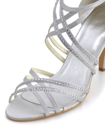 Elegantpark Stiletto Heel Pumps Satin Stiletto Heel Satin Shoes (EP11062)