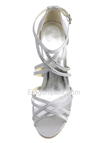Elegantpark Stiletto Heel Pumps Satin Stiletto Heel Satin Shoes (EP11062)