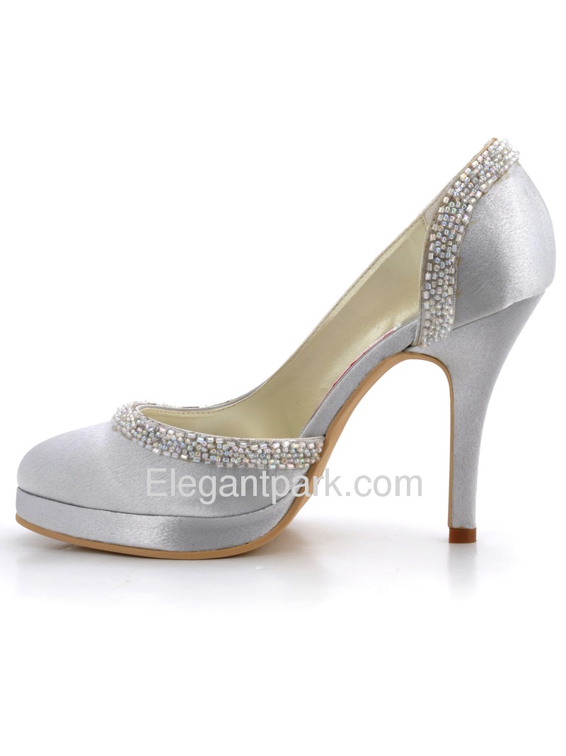 satin formal shoes