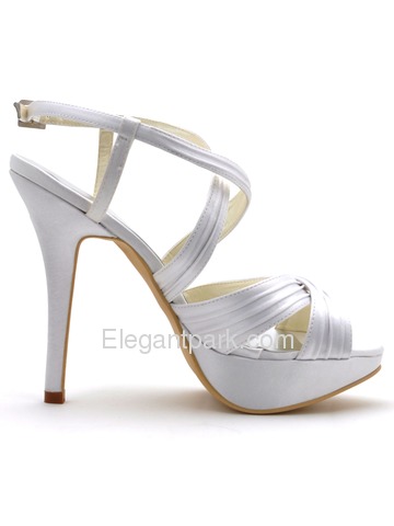 white open toe stilettos