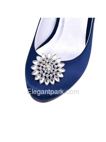 EletantPark Silver Gold Women Wedding Dress Accessories Sunflower Rhinestones Hat Shoe Clips 2 Pcs