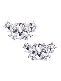 EletantPark Silver Women Wedding Dress Accessories Gift Butterfly Design Decoration Shoe Clips 2 Pcs