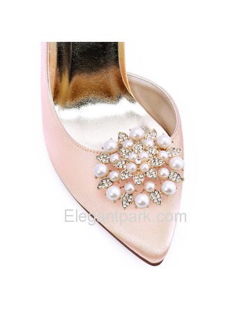 ElegantPark New Fashion Pearls Rhinestones Wedding Party Shoe Clips Two Pieces Including