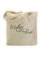 ElegantPark Mother of the Bride Tote Bag For Wedding Party Natural Canvas 100% Cotton