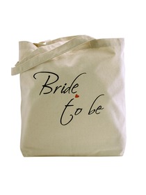 ElegantPark Bride to Be Tote Bag For Wedding Party Natural Canvas 100% Cotton