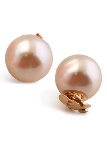 CH Women 2 Pcs Shoe Clips Round Pearl Ball Design Wedding Party Decoration Gift