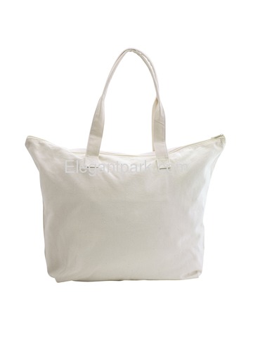 ElegantPark Mother of Groom Wedding Canvas Tote Bag Travel Zip Interior Pocket 100% Cotton 1 Pack