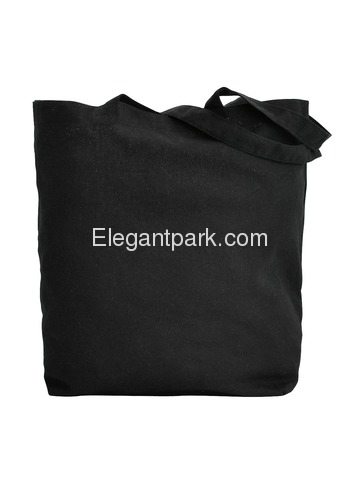 ElegantPark Mother of the Bride Tote Wedding Gifts Bridal Shower Bag 100% Cotton Black with Gold Gli