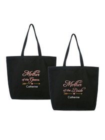 PERSONALIZED Pink Embroidered Mother of the Bride/Groom Tote Wedding Bachelorette Party Gift Monogra