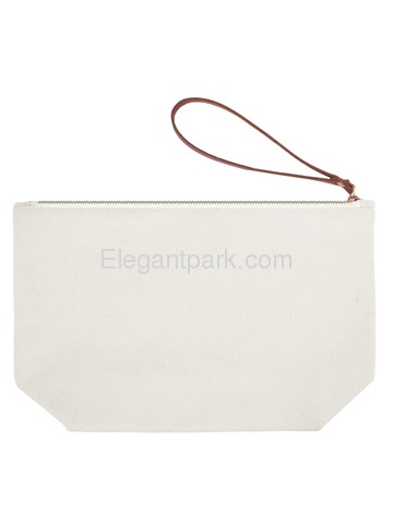 ElegantPark X Initial Monogram Personalized Travel Makeup Cosmetic Bag Wristlet Pouch Gifts with Zip