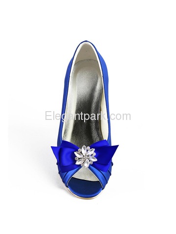 ElegantPark 2 Pairs Combination Women Wedding Accessories CQ+AJ Blue Shoes clips