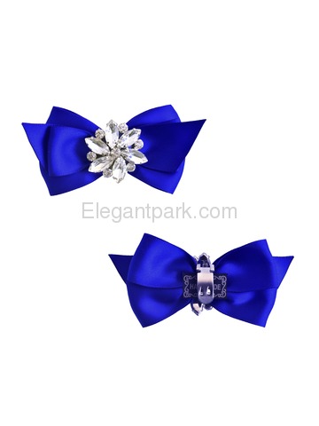 ElegantPark 2 Pairs Combination Women Wedding Accessories CQ+AJ Blue Shoes clips