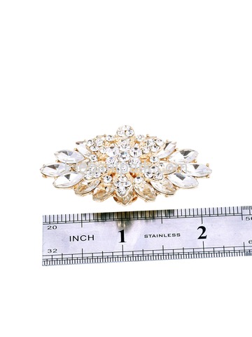 ElegantPark 2 Pairs Combination Women Wedding Accessories DH Sliver+BD Gold Shoes clips