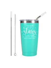 Star always for friend Stainless Tumbler with Lid and Vacuum Insulated Double Wall Travel Coffee Mug